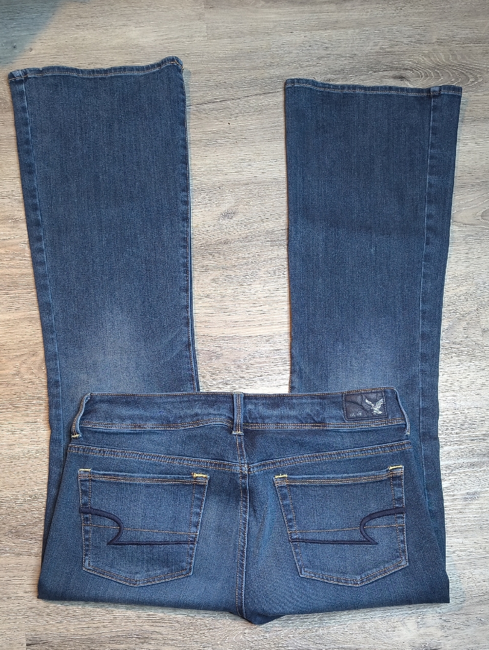 Mid Rise Kick Boot w'29.5" Inseam 🦅 Super Stretch American Eagle Size 10 sac340 - Picture 4 of 7